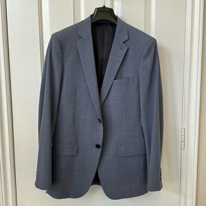 Theory light blue blazer 36R